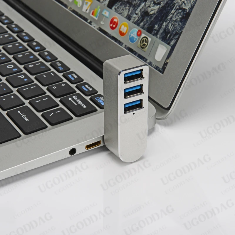 New Universal Rotating USB Hub 4 Port USB 3.0 With Cable High Speed Mini Hub Socket Pattern Splitter Cable Adapter For Laptop PC