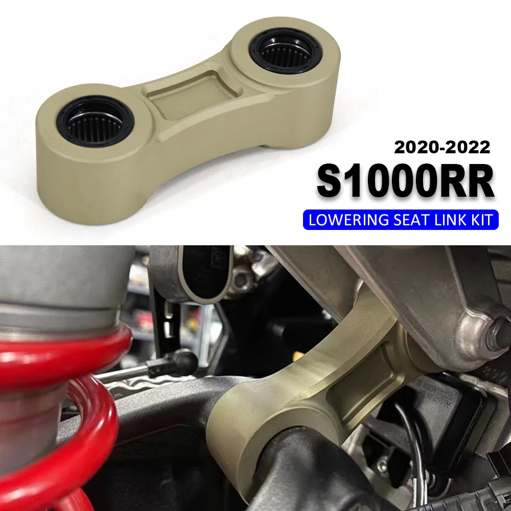 S1000RR Lowering Seat Link Kits Adjustable 20-25mm For BMW S 1000RR S 1000 RR 2020 2021 2022 Link Kit Cushion Support Bracket