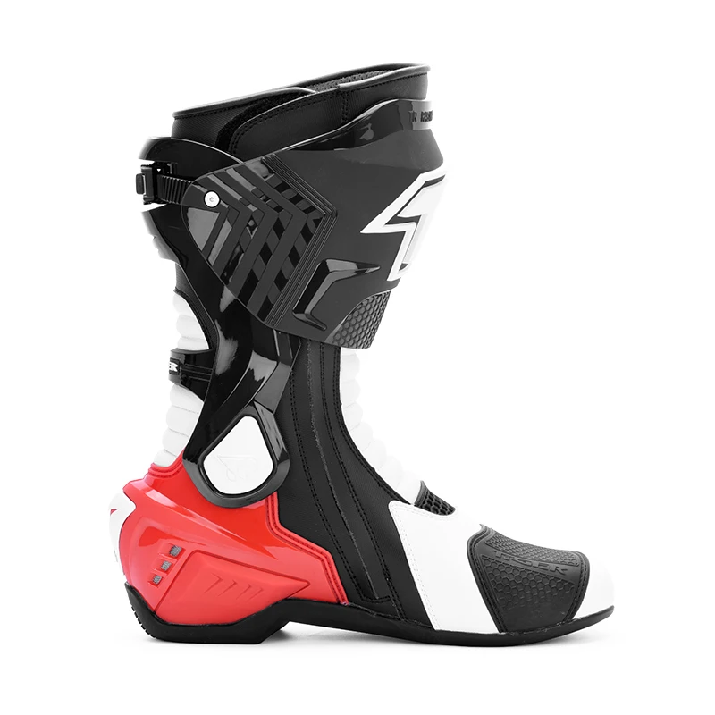 Profesjonalne buty motocyklowe męskie Motocross Off Road buty wyścigowe odporne na zużycie Botas Moto antypoślizgowe buty motocyklowe