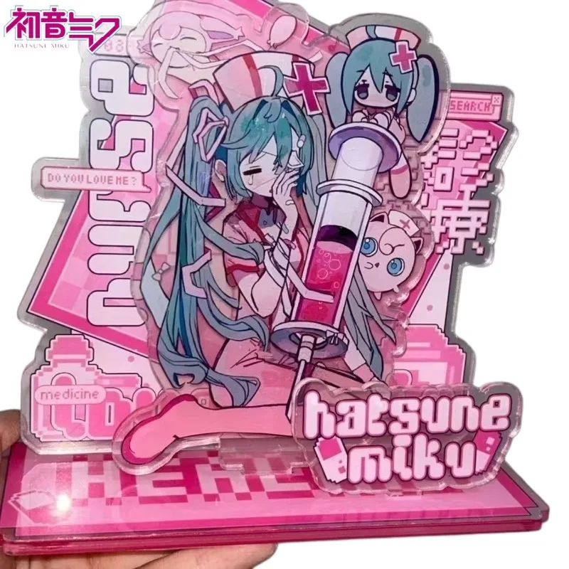 

Hatsune Miku Anime Cute Vertical Acrylic Stand Decoration Original Custom Design with Fan Collection Gift