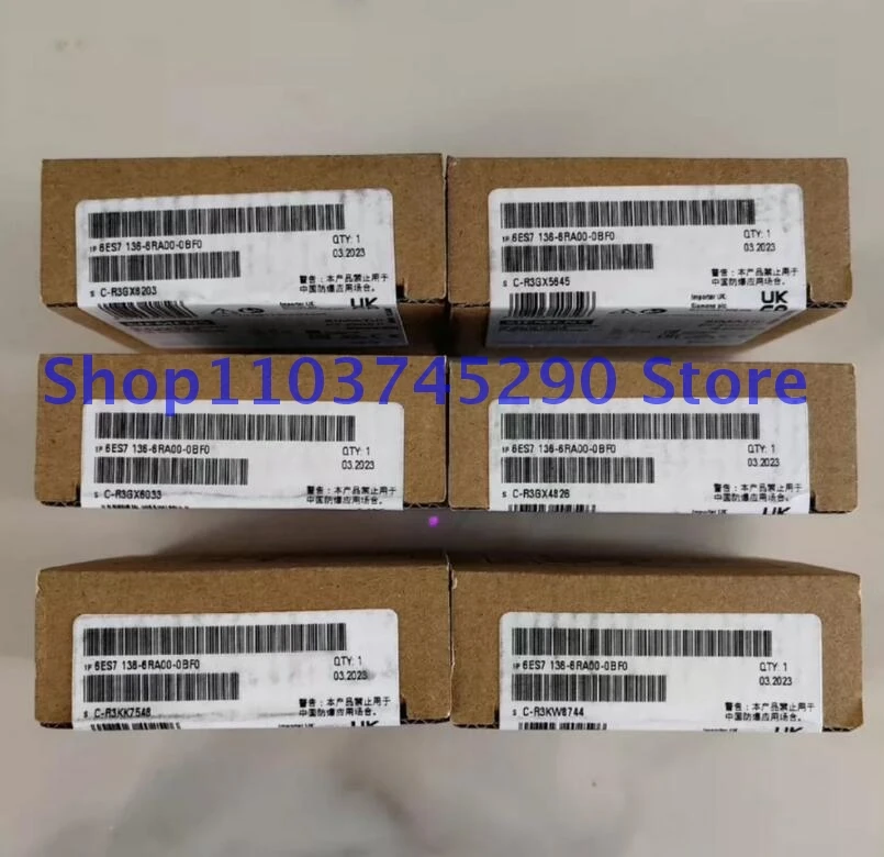 1PCS Fast Shipping 6ES7 136-6RA00-0BF0 PLC Module Original New 6ES71366RA000BF0 Brand In Box 6ES7136-6RA00-0BF0