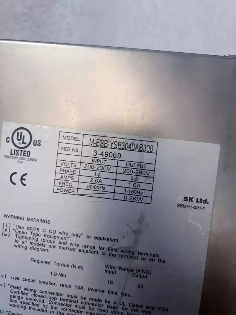 ESB-YSB3040AB300-01 NSK용 서보 드라이브 ESB-YSB3040AB300-01