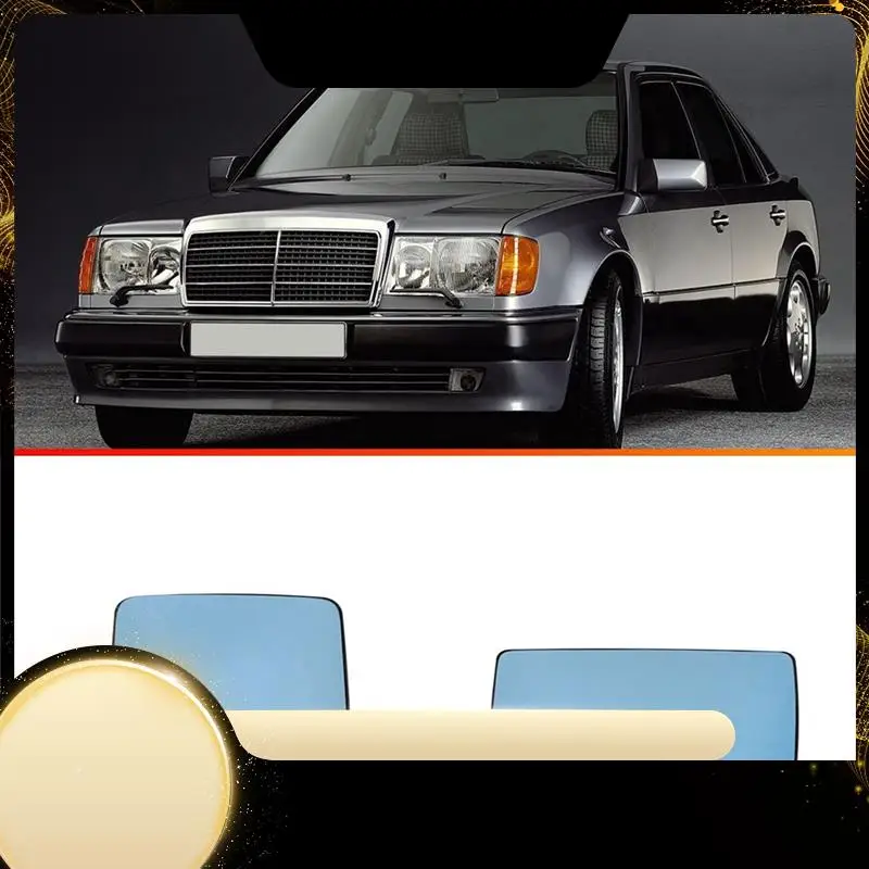 

1Pair Car Blue Mirror Glass For Mercedes Benz W124 S124 W201 190 (1985-1993) E (1993-1995) Heated Rearview Mirror Glass-A74F