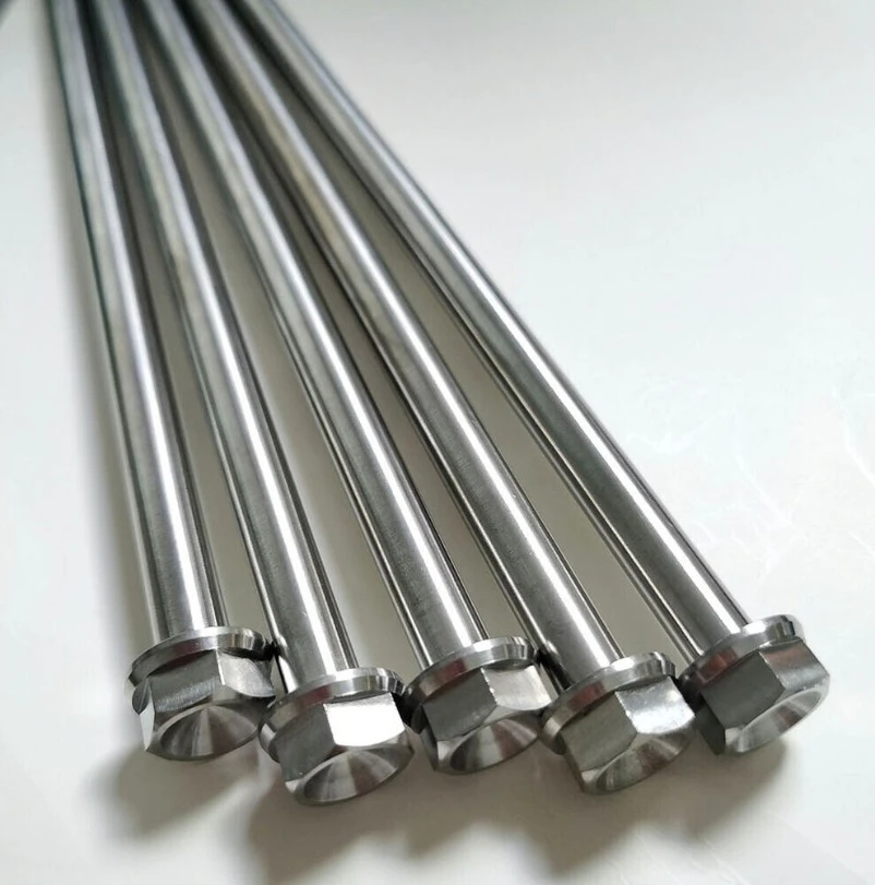 1PC M10 X1.25 X 200mm/240mm/350mm Titanium Alloy Screws Flange Head Cap Bolts （ without Nut)）