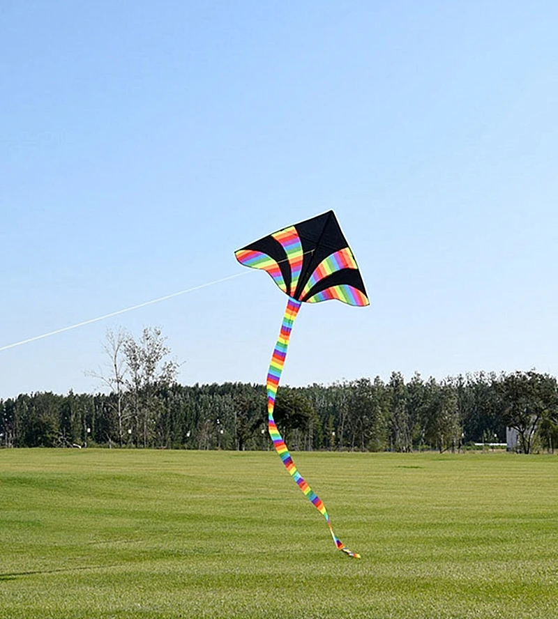 Spedizione gratuita arcobaleno aquilone juego basta cometas de vento giocattolo sport aquilone volante gel blaster vento aquilone bambini trompo de madera