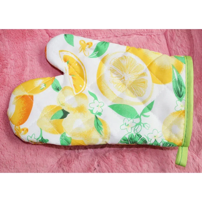 

One Piece Gloves Mitt Anti-scalding Oven Gloves Kitchen Cooking Pot Holder Tray Dish Bowl Holder Baking Kitchen Gadget