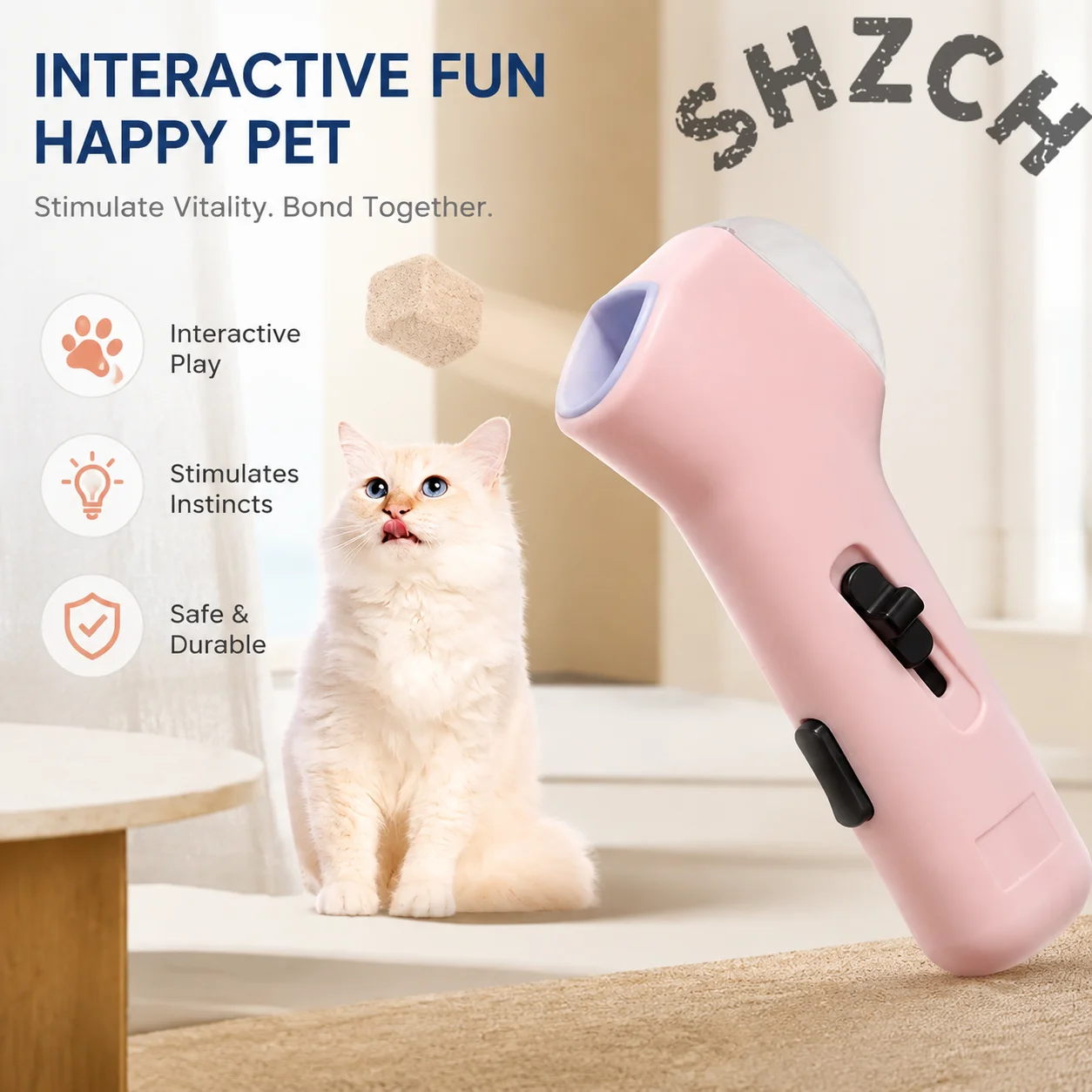 Frozen Treat Dispenser Toy for Cats and Dogs – Interactive Training Feeder for Wet or Frozen Snacks