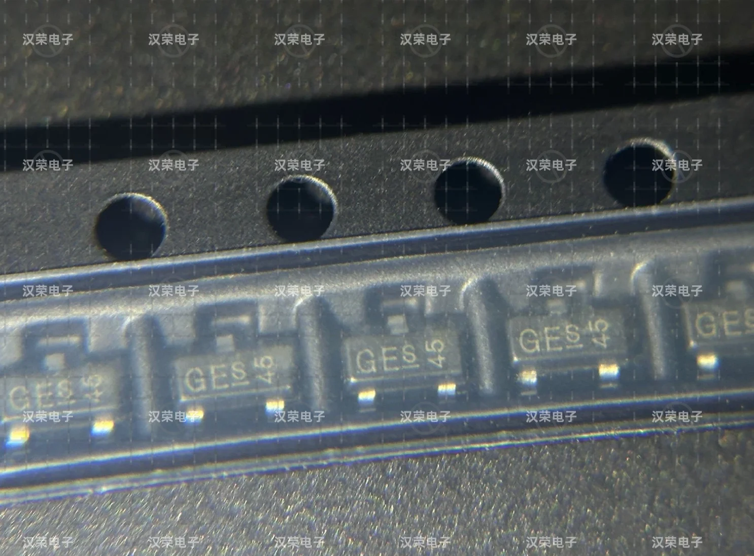 BFR35AP E6327 with silk-screened GEs SOT-23 bipolar junction transistors (BJT) NPN 15V 45mA in stock