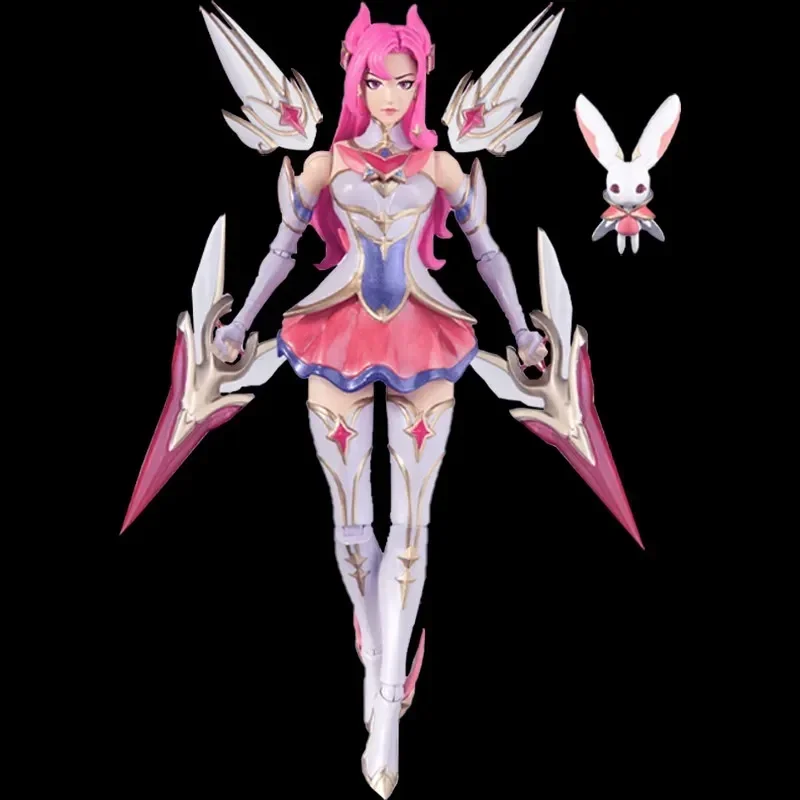 Game League of legends Anime Figures Star Guardian Kai'Sa Series Toy Model Pendant Joint Action Dolls Pvc Office Desk Ornament