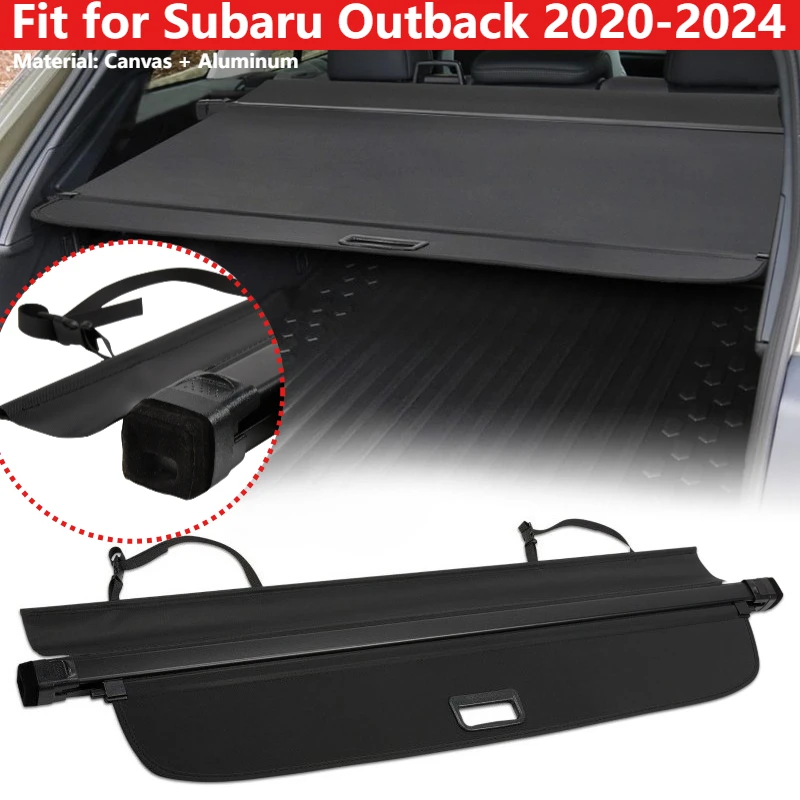 

Rear Trunk Cargo Cover Retractable Security Shielding Shade Curtain For Subaru Outback 2020-2024 Storage Board