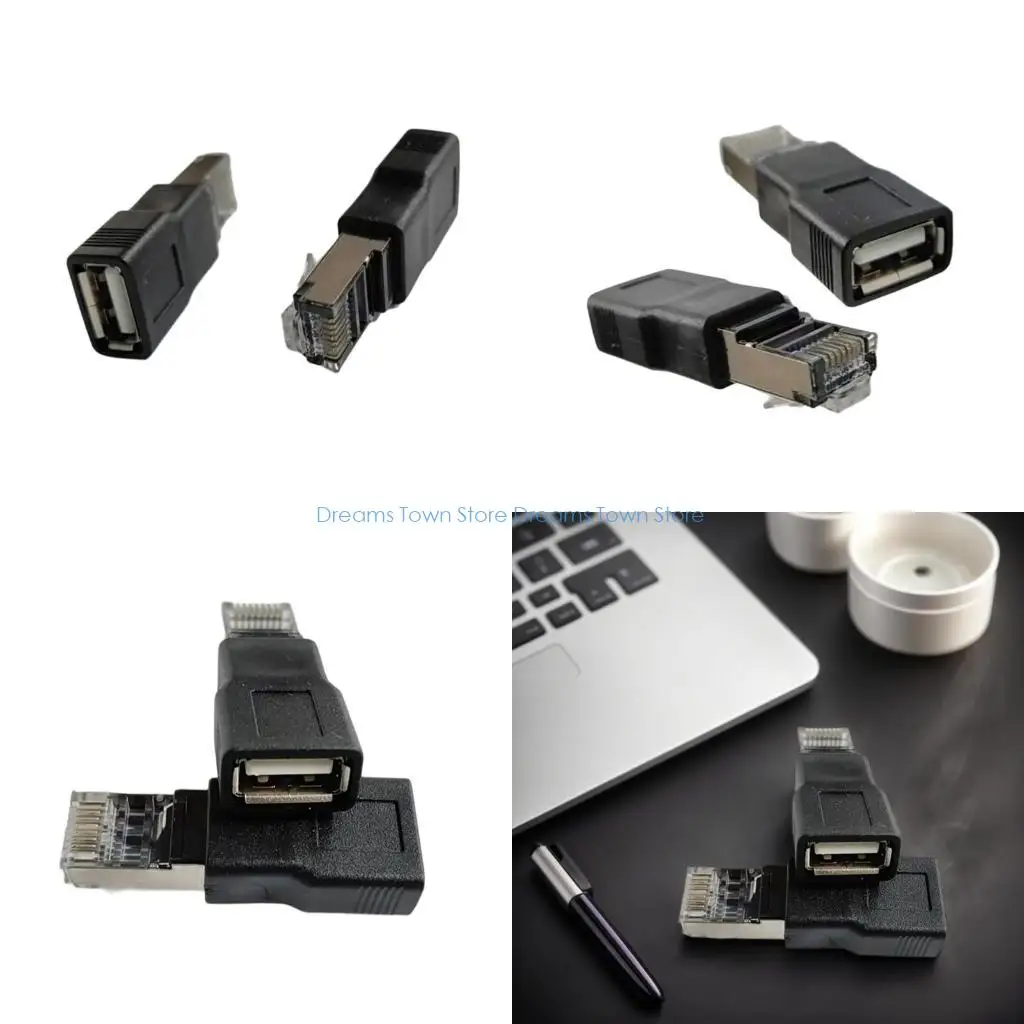 

HX6A USB -женские в RJ45 мужские преобразователи адаптеров для совместимости универсальности устройства