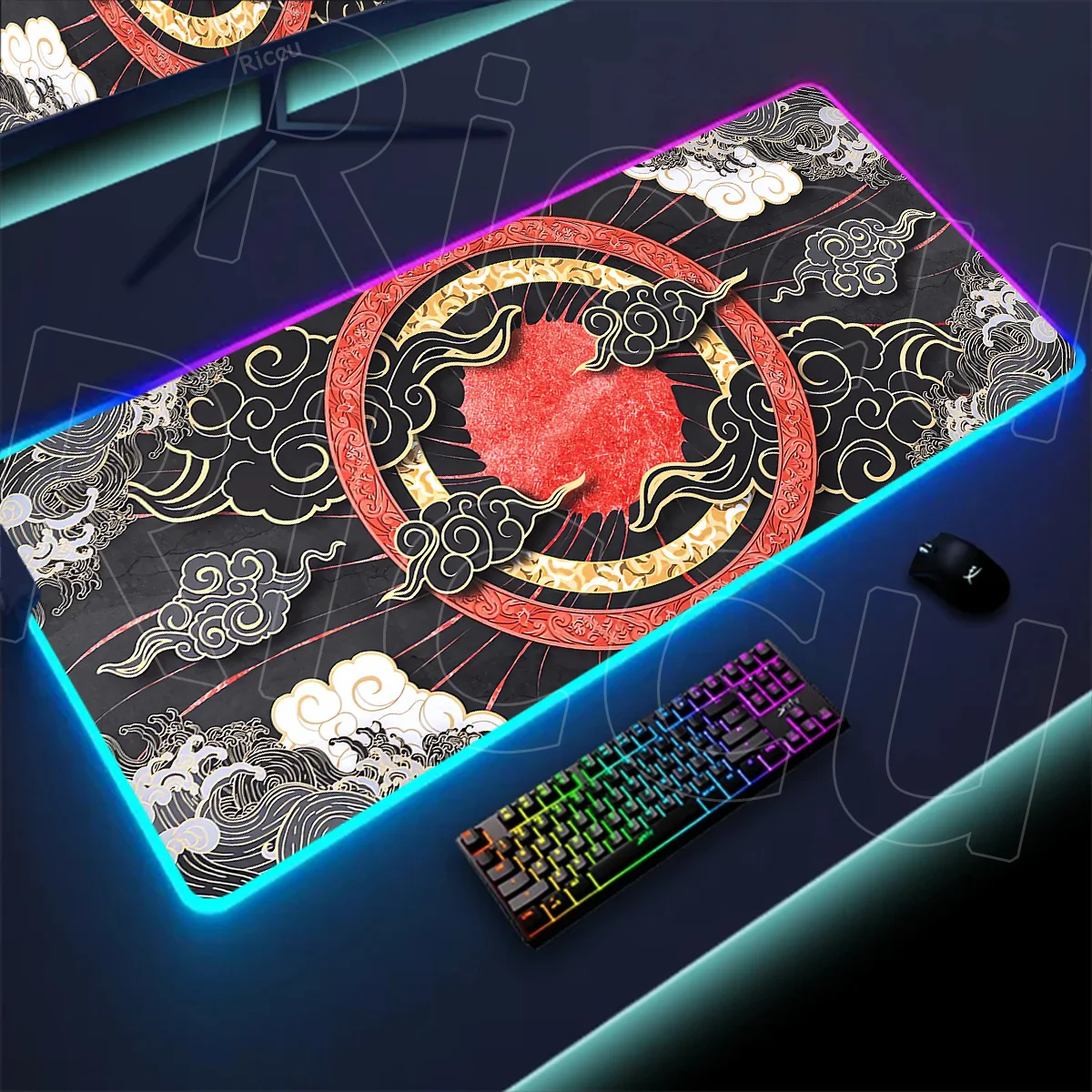 HD Printing Pretty Cloud Mouse Pad Desk Keyboard Mat Gamer Laptop Gaming XXL Large Mousepad Game Accessories PC Table Mat Carpet