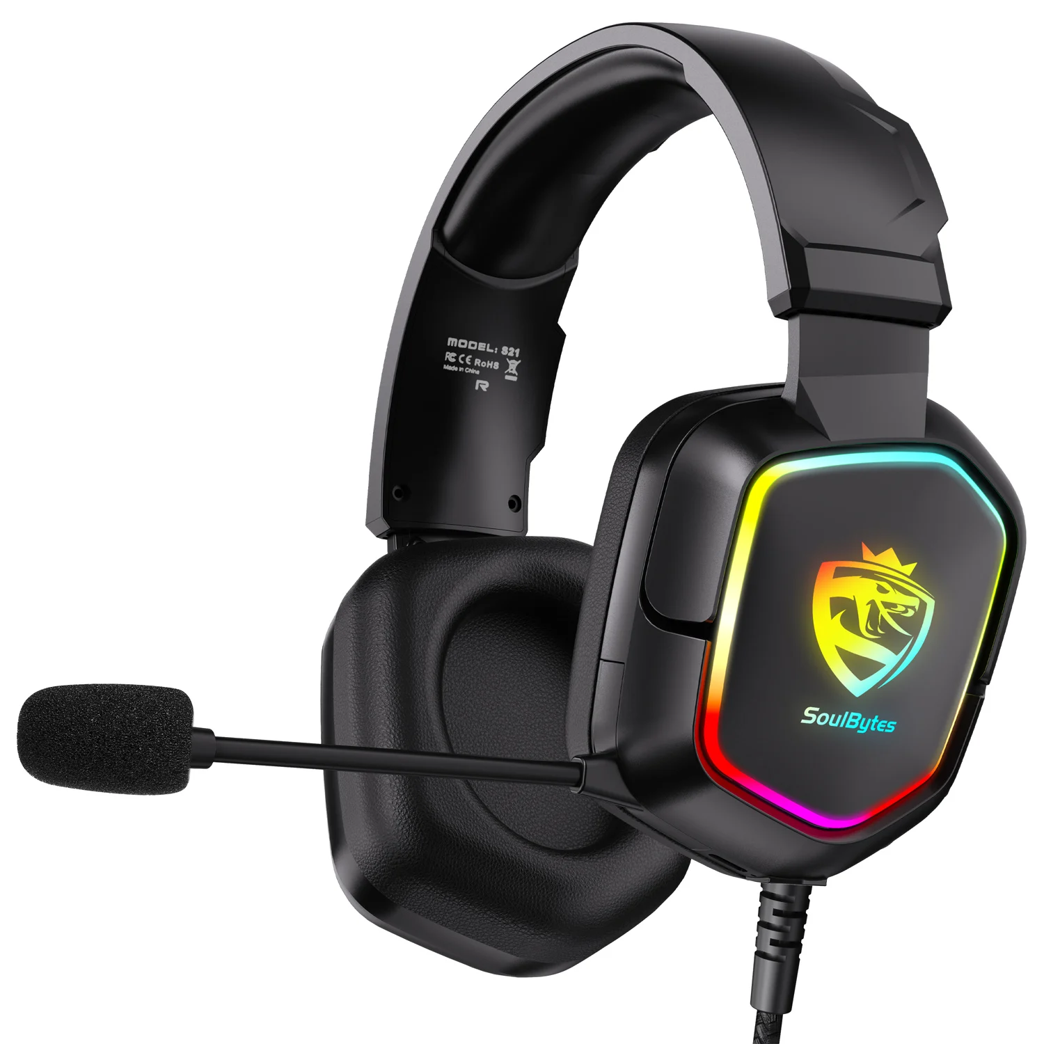 Wired Headset Gamer with Mic Noise Cancelling Headphones For PC Computer Laptop PS4 PS5 Nintendo Tablet Earphones