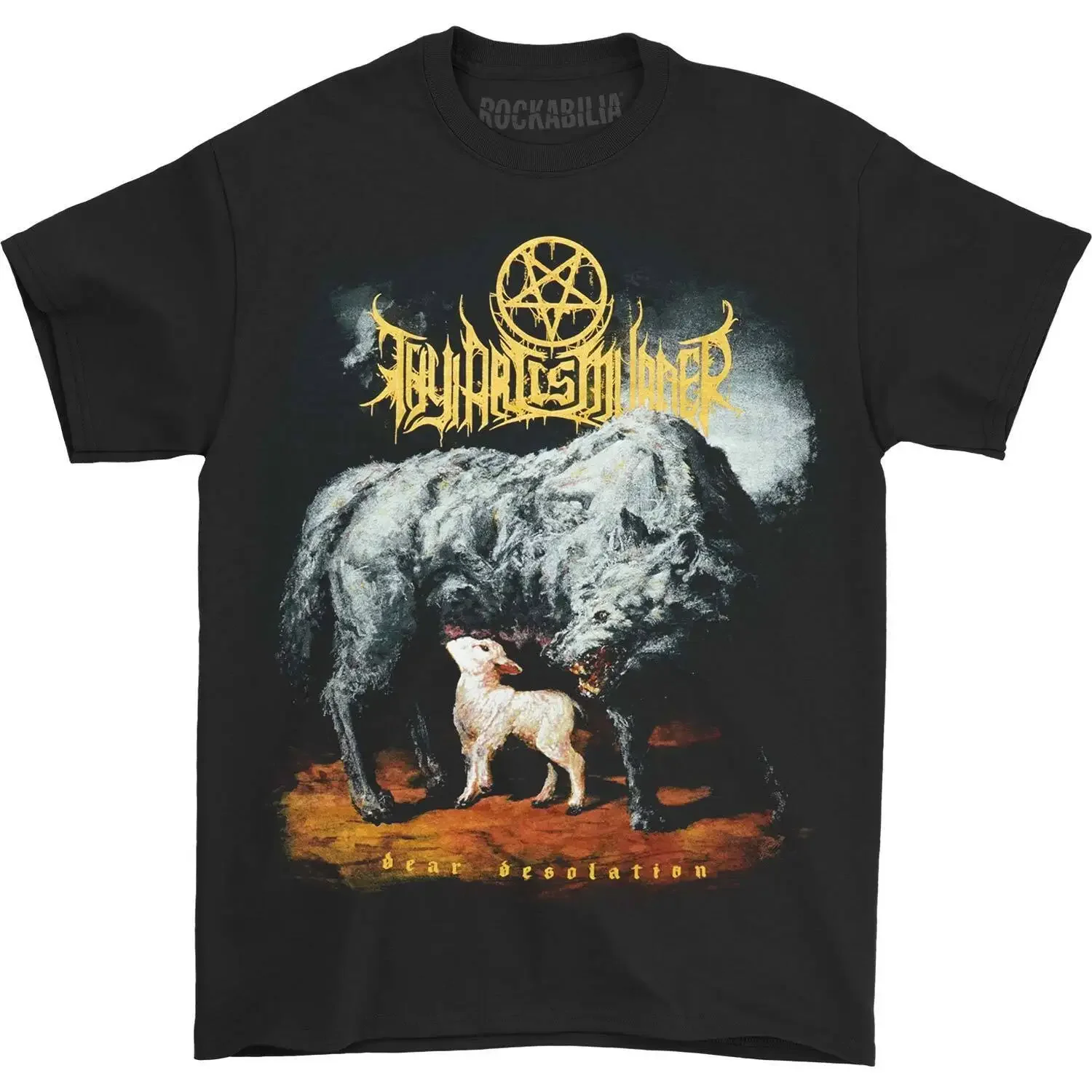 Men'S Thy Art Is Murder Dear Desolation T Shirt Small Black