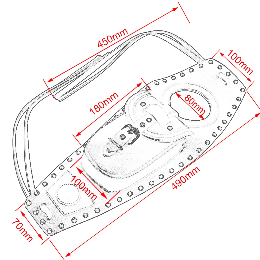 Har ley XL883 1200 X48 Tough Guy, Dana Athlete Universal Modified Fuel Tank Kit, Spike Kit