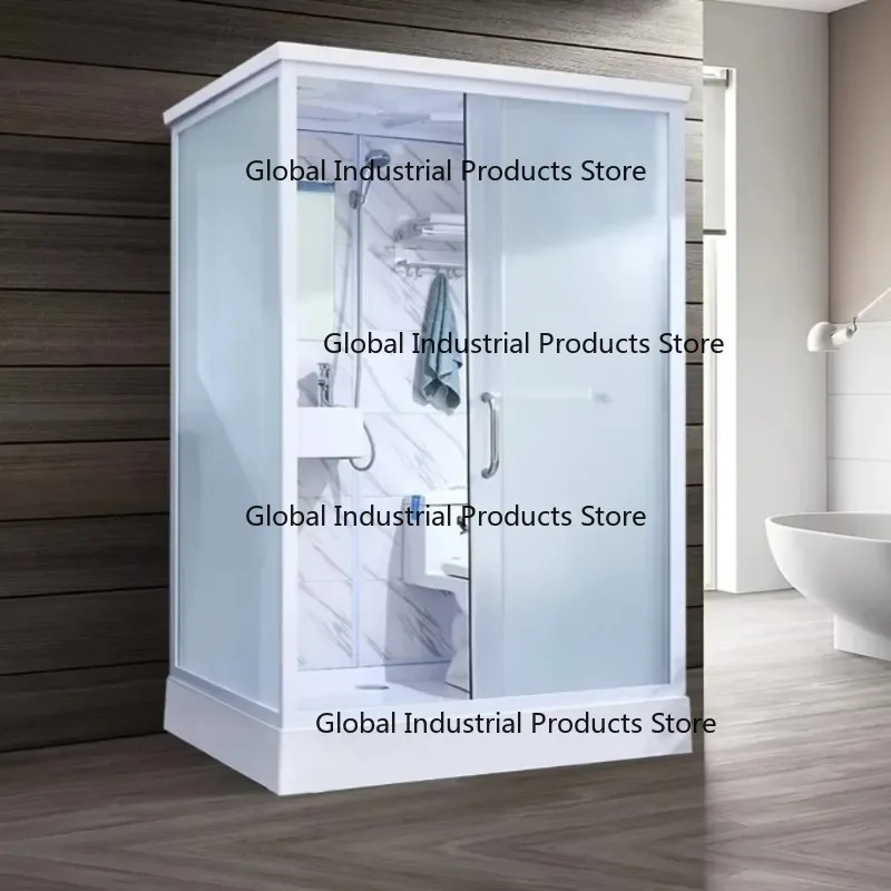Complete Set of Integrated Bathroom for Household Use, with a Toilet Squatting Bath Dry Wet Separation