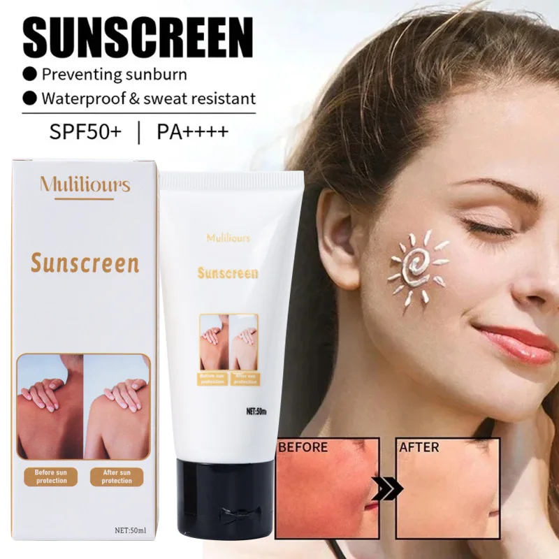 

Muliliours Moisturizing Sunscreen Skin Protection Refreshing Makeup UV Anti-aging Resistance for Body Face Sunblock Skin
