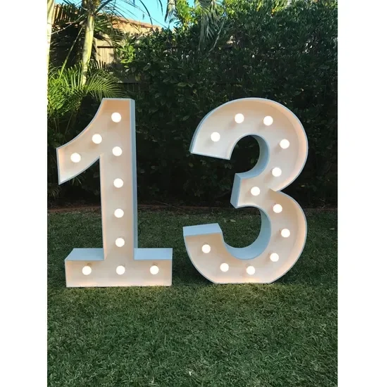 4ft Large 3D LED Light Up Meta - Lighting Decor Company recension och pris