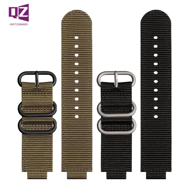 24*16mm Double-deck Nylon Watch Strap for timex watch T2N721 T2N720 739 TW2T6300 band watchband with Screw rod and tools