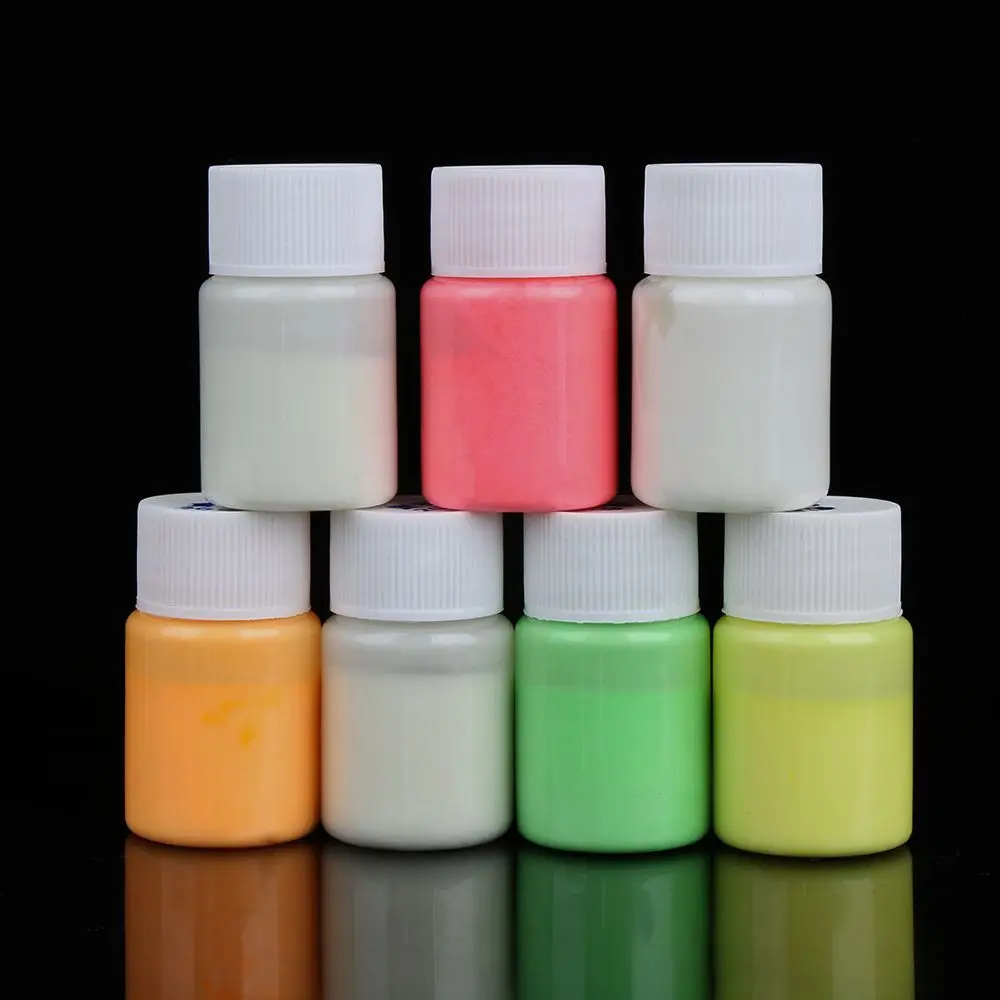 20G Nieuwe Gloed In De Donkere Acryl Lichtgevende Verf Helder Pigment Feestdecoratie Diy Craft Body Art Accessoires