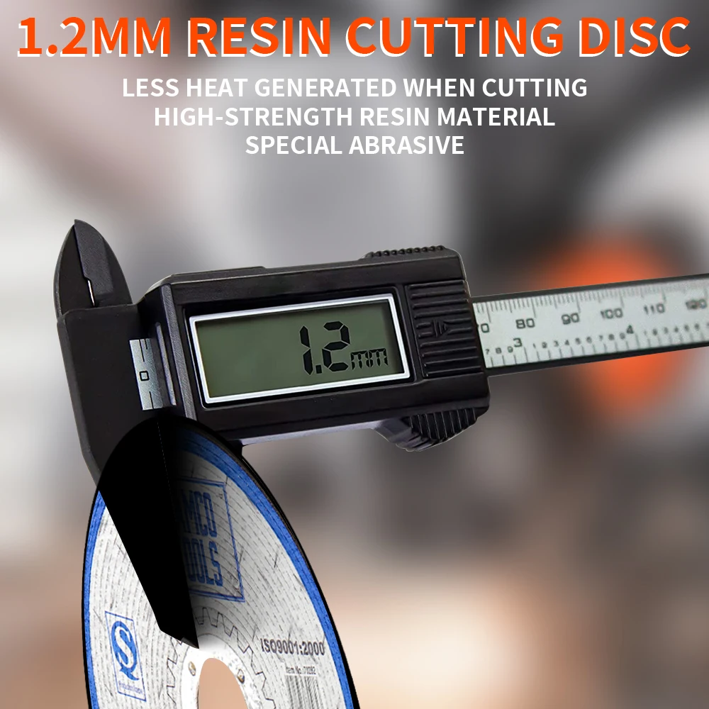 Disco da taglio in metallo 115x1.2x22.23mm disco da taglio in resina Dremel disco abrasivo in acciaio inossidabile per strumento smerigliatrice angolare