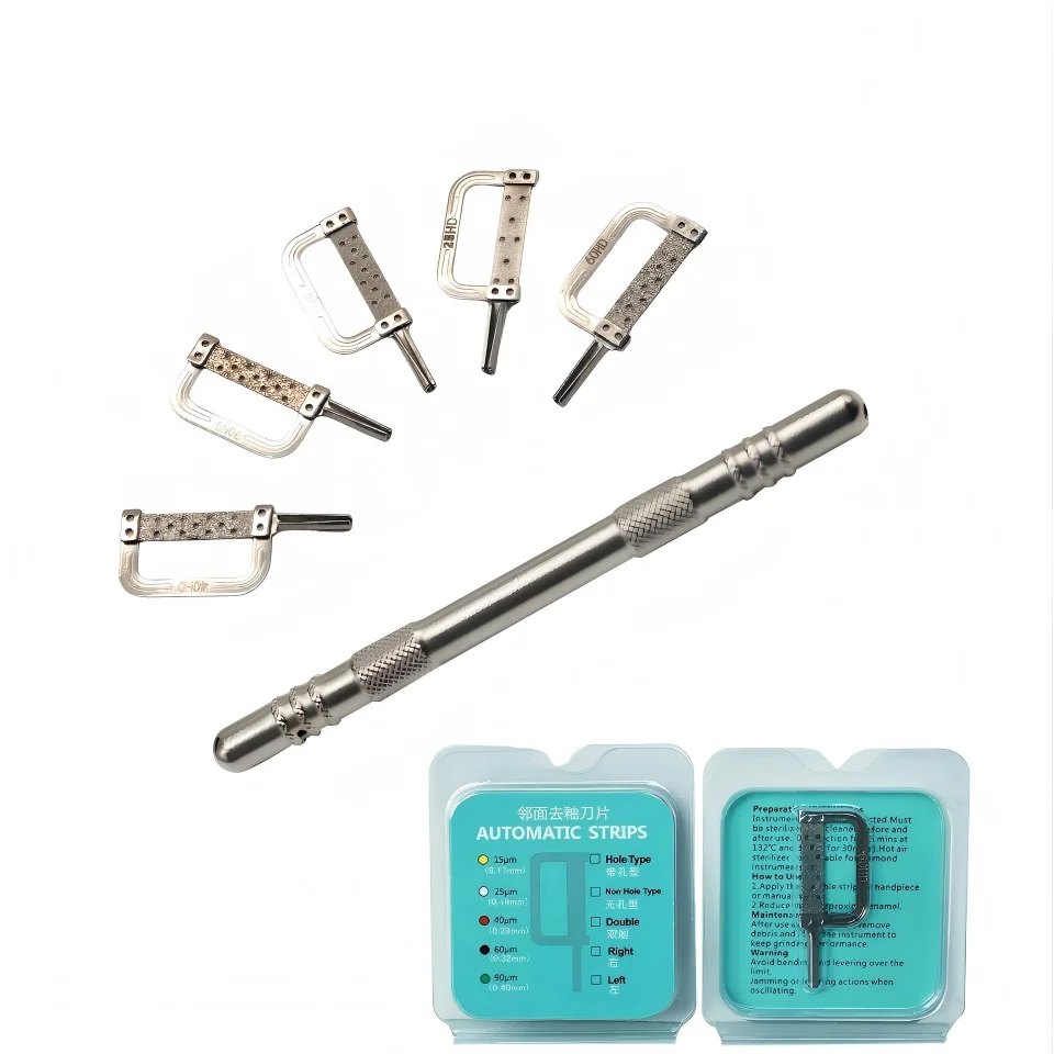 AZDENT Dental Orthodontic Interproximal Enamel Reduction Automatic Strip 15/25/40/60/90 Polishing Finishing Contouring Material