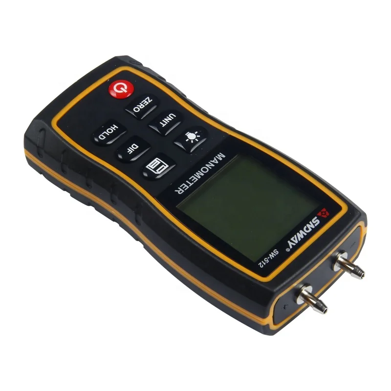 Portable LCD Display Digital Differential Manometer Air pressure Gauges Meter