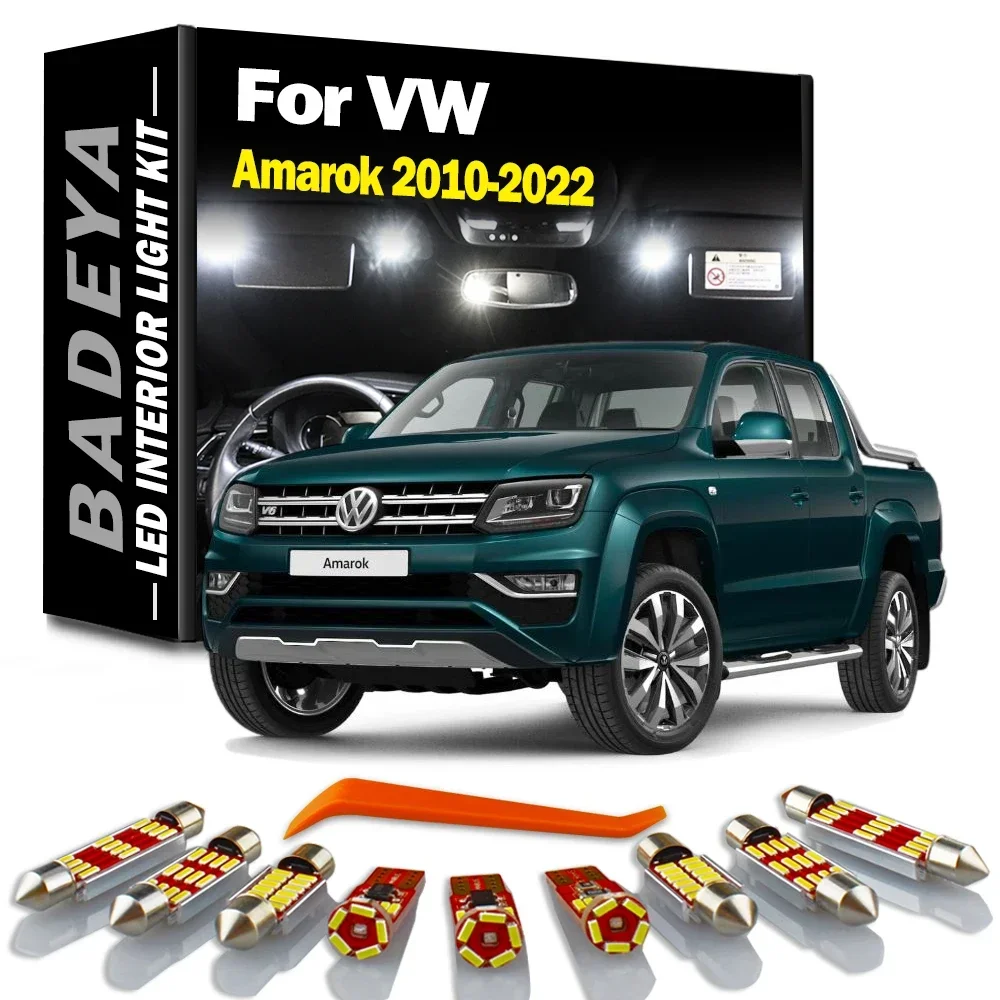 

8 шт., автомобильные лампы для Volkswagen Amarok 2010 2012 - 2016 2017 2018 2019 2020 2021
