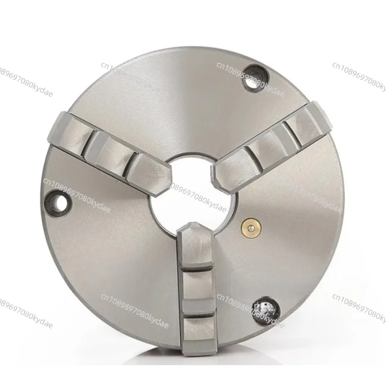 A New Piece of Three-jaw Self-centering Chuck Front Perforated Four-axis Special 130mm Diameter Loose Wrench M8 Screw