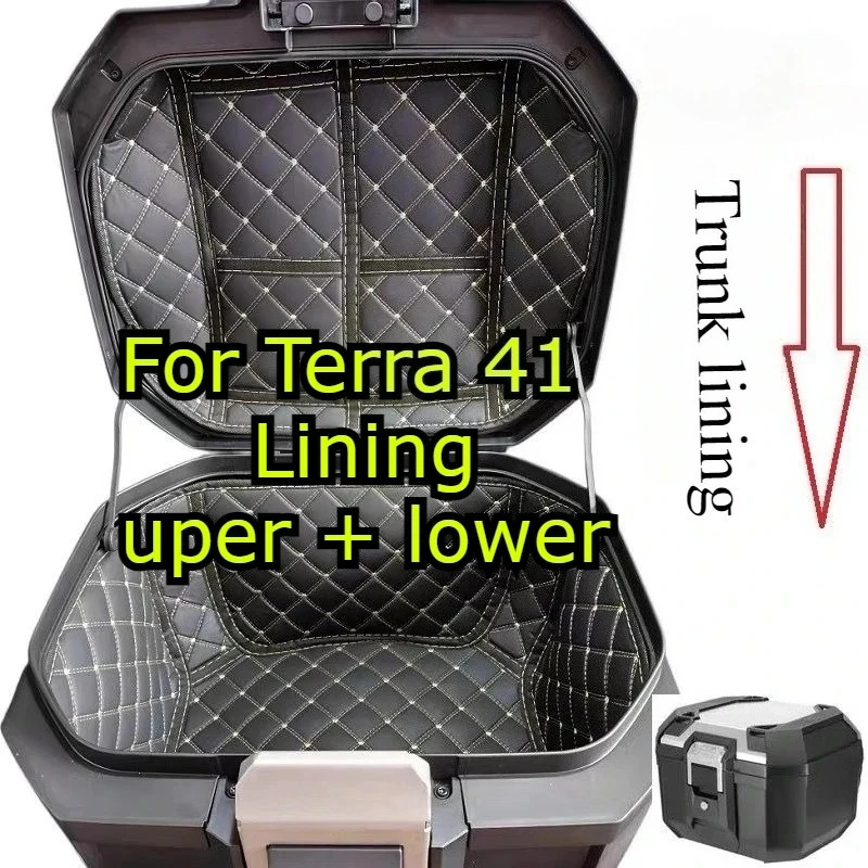 For Terra 41 TR41 Motorcycle Trunk Case Liner Luggage Box Inner Container Tail Case Trunk Protector Waterproof Box Backrest