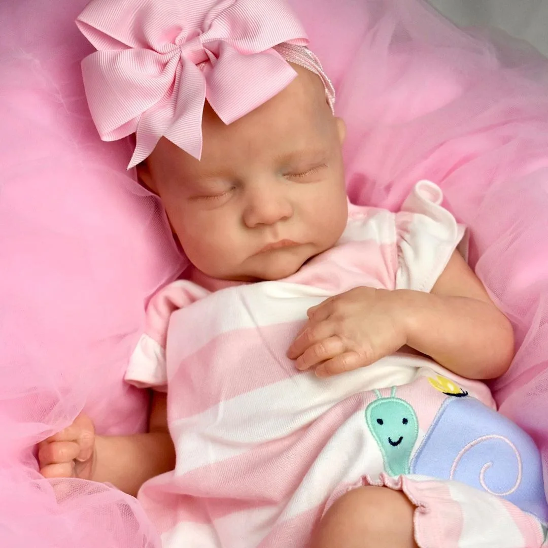 

19Inch Lifelike Bebe Reborn Levi Sleeping Finished 3D Painted Skin Newborn Toy Figure For Girls Surprise Birthday Gift