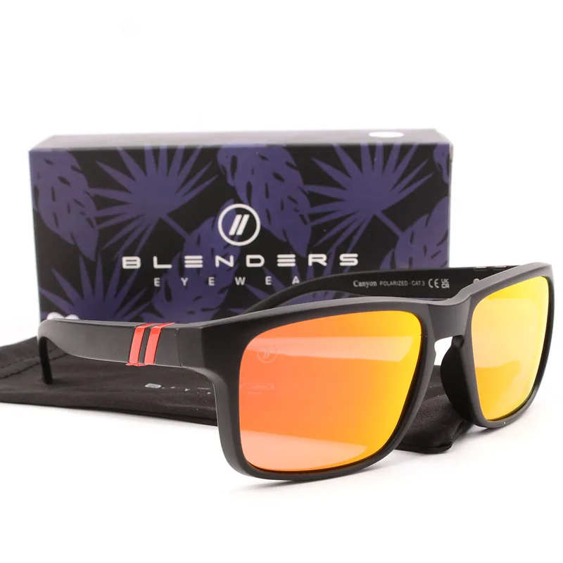 blender square women men Sunglasses Men Polarized UV  Eyewear Vintage Fashion Square Men's Sun Glasses B8801