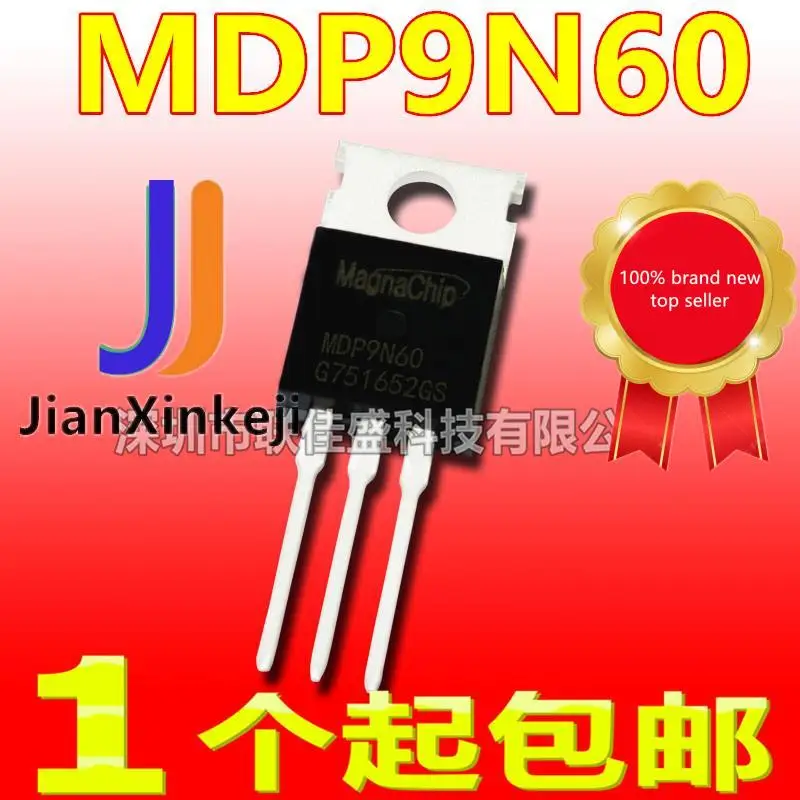 

10pcs 100% orginal new in stock MDP9N60TH MDP9N60 9A 600V N-channel MOS tube field effect tube TO-220