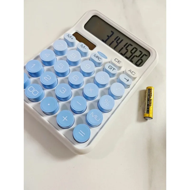 آلات حاسبة محمولة من Gradation Candy، لوحة مفاتيح ميكانيكية ذات عرض كبير، العودة إلى اللوازم المدرسية للطلاب/القرطاسية المالية