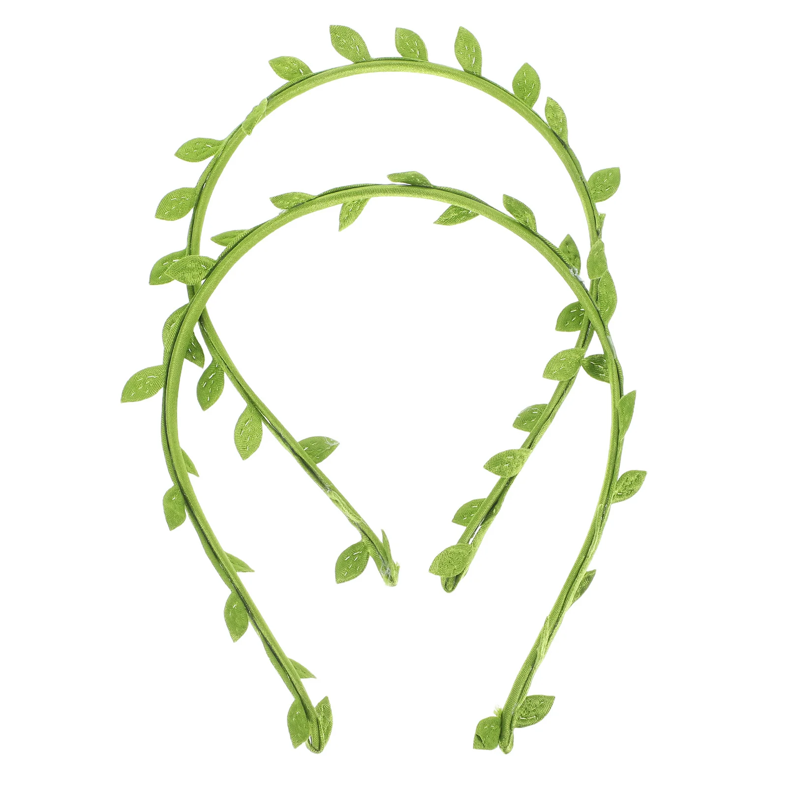 

3Pcs Green Leaf Headband Natural Bridal Hair Accessories for Weddings Festivals Birthdays Party Hair Crown Wreath Headdress