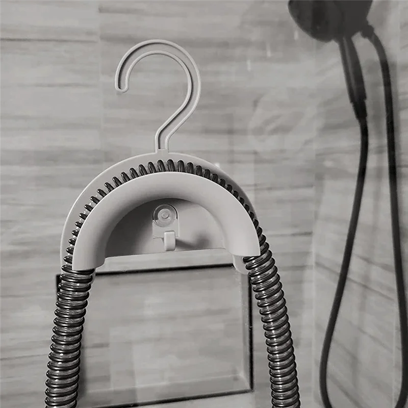 【المفضل لدى المتسوق】 شماعة خرطوم مع شماعة بخطاف وكوب شفط بلاستيكي للتجفيف بعد التنظيف وآلة التنفس P