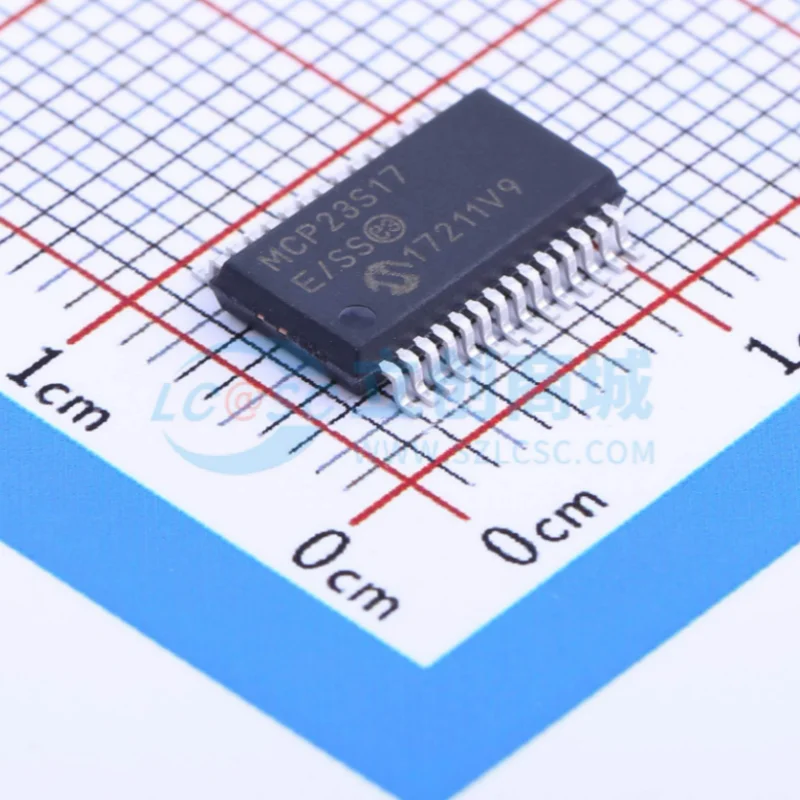 1 PCS/LOTE MCP23S17-E/SS MCP23S17 MCP23S17T-E/SS SSOP-28 100% New and Original IC chip integrated circuit