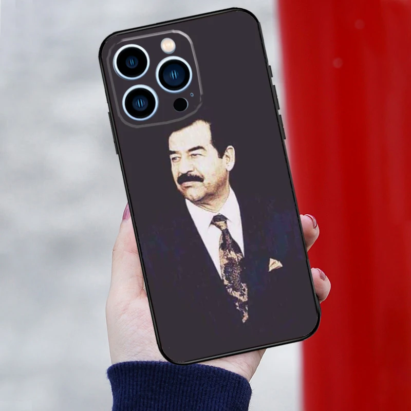 Etui Fashion Saddam Hussein Iraq Arabic Case For iPhone 15 14 13 12 Mini 11 16 Pro Max 12 13 Pro XS X XR Plus SE2 Cover