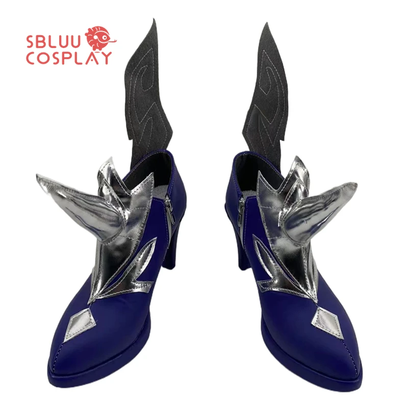 SBluuCosplay Game Genshin Impact Skirk Cosplay Shoes Halloween Party Custom Made Boots
