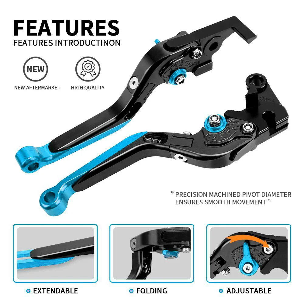 For CFMOTO 250NK 2018 2019 2020 2021 2022 2023 2024 2025 Motorcycle Brake Clutch Levers Adjustable Folding Extendable Handle