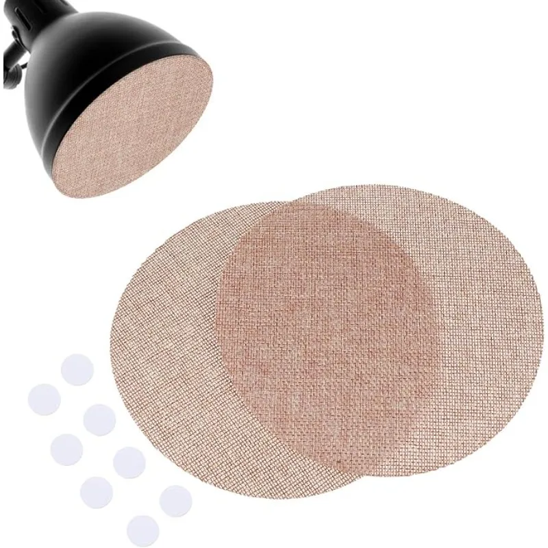 Small Round Lampshade Diffuser,Anti-glare Lamp Shade Diffuser Fabric Lamp Cover for Desk Table Light Downlight Spotlight 3pcs