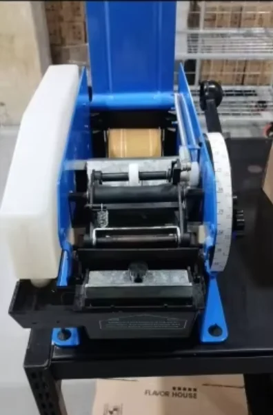 Wet water adhesive paper machine cutting blade