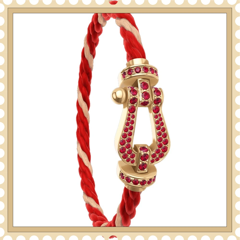 

Новый браслет VZZS из серебра 925 пробы с двухцветным нейлоном и двойным рядом разноцветных цирконов, для женщин, на каждый день, для вечеринок, роскошный подарок для пары, ювелирное украшение