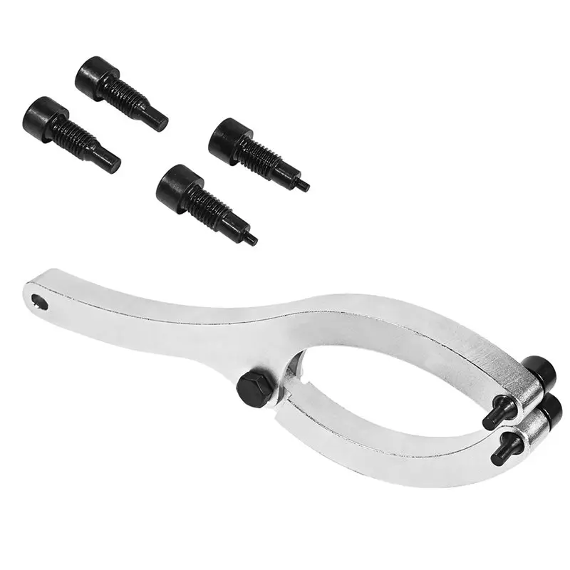 

ABDJ-Adjustable Spanner With Handle, 12-Inch Heavy Duty Gland Nut Wrench For Hydraulic Cylinders Under 7 Inch Inch Glands