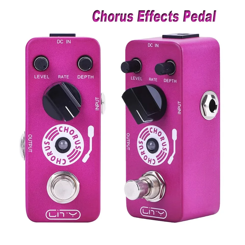 

Dropship-Chorus Guitar Pedal Mini Chorus Guitar Effects Pedal Classic Warm Chorus Tone Forelectric Guitar Effect True Bypass
