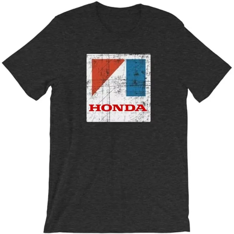 

Летняя мотоциклетная свободная футболка с круглым воротником с принтом Honda K2Y, модная мужская футболка с коротким рукавом для автомобиля, гонок на мотоциклах