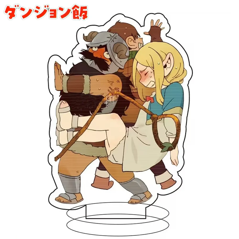 Anime Delicious in Dungeon Marcille Cosplay Stand Acrylic Desk Decoration Figure Standing Plate Cartoon Xmas Accessories Prop