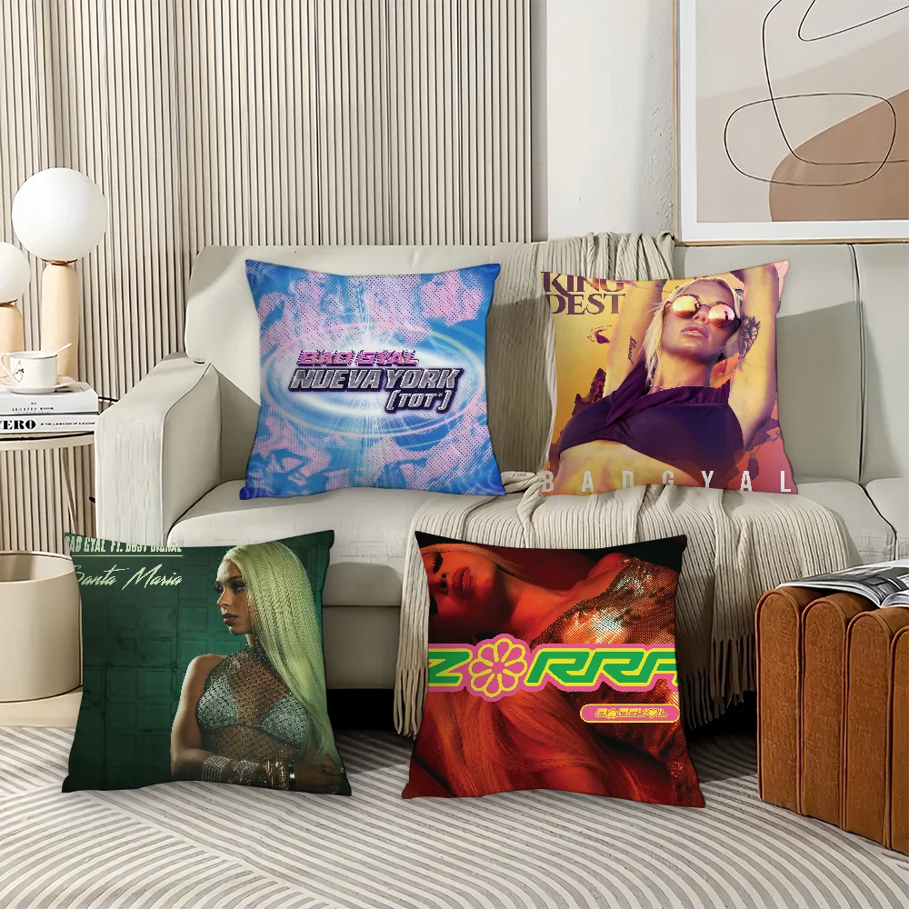 

Наволочка Bad La J-Joia Gyal Singer, подходящая для спален, гостиных, автомобилей, украшения дома