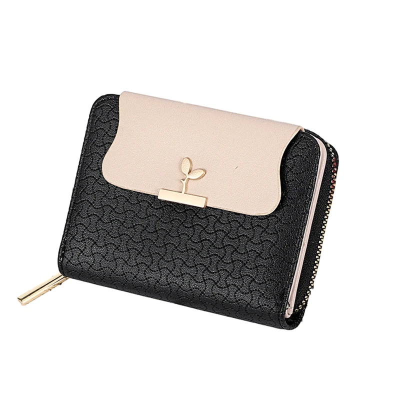 

Women Leather Bifold Wallet Cute Small Short Change Coin Purse Credit Card Holder for Birthday Gift