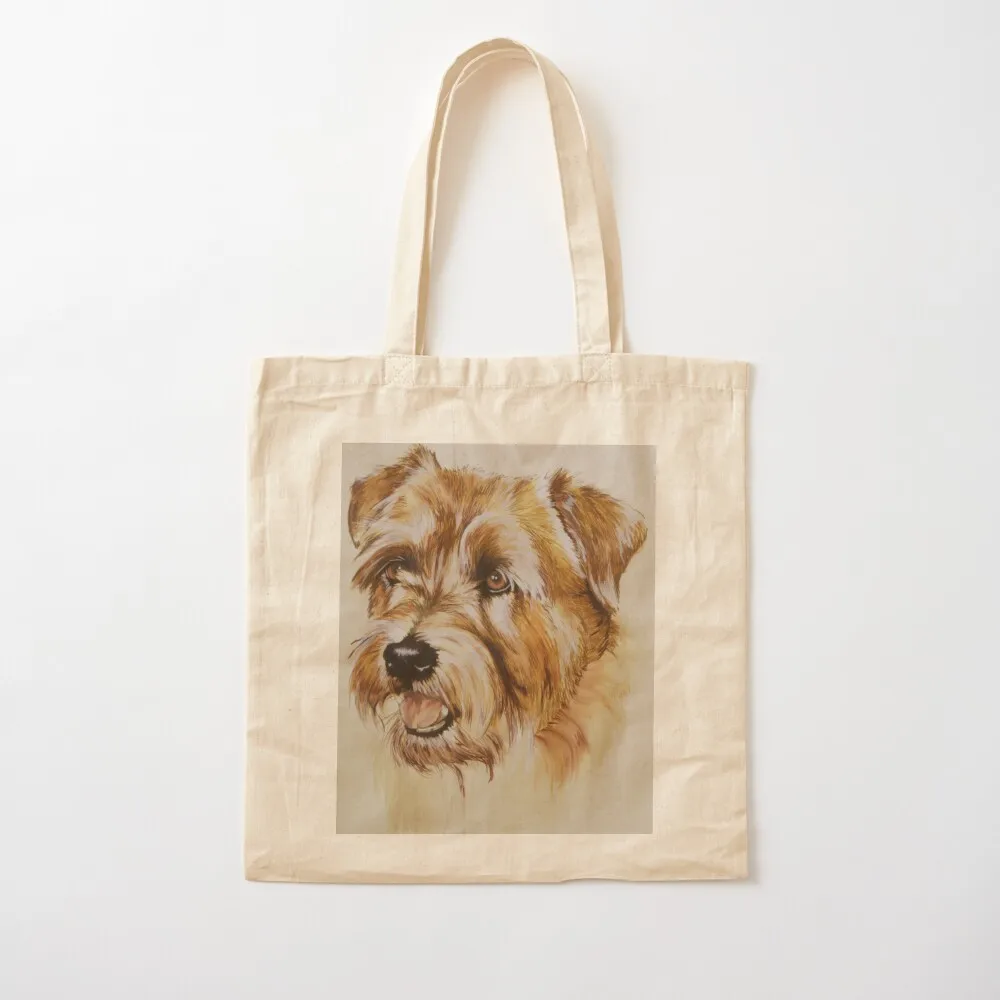 

Norfolk Terrier in Watercolor Tote Bag tote bags aesthetic bags luxury women Women's shopper Canvas Tote Bag